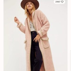 Free People Irresistible Teddy Cardi Coat Small NEW